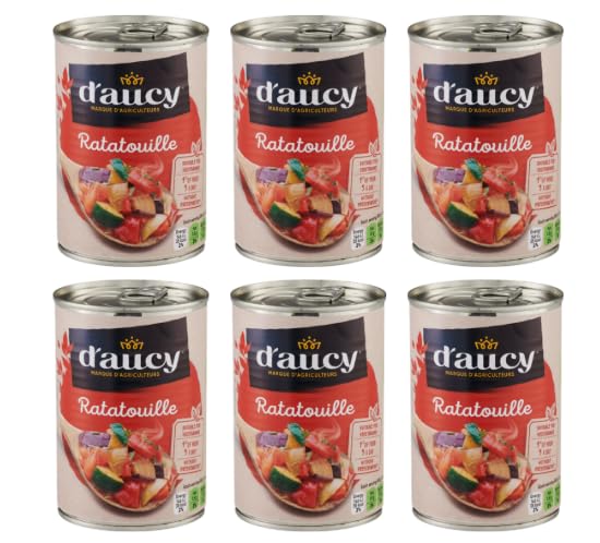 D'aucy Ratatouille Canned Vegetables, Pack of 6