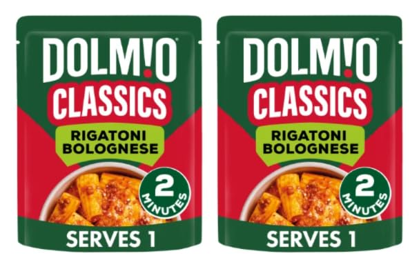 DOLMIO Classics Rigatoni Bolognese Pasta Meal - Pack of 2