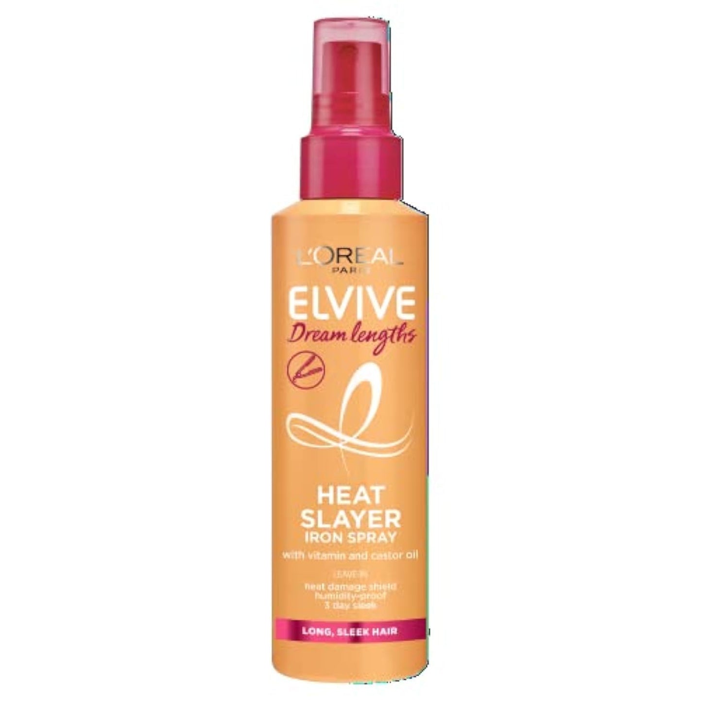 Dream Lengths Heat Slayer Spray by L'Oreal Elvive for Long, Sleek Hair 150ml