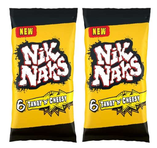 Nik Naks Tangy 'N' Cheesy Snacks, Pack of 2