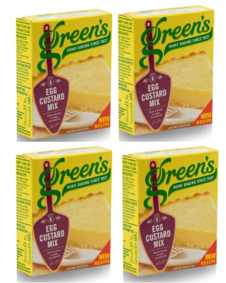 Green's Egg Custard Mix, Home Baking Since 1902 - (Pack of 4)