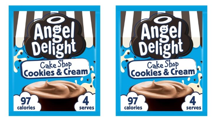 Angel Delight Cake Shop Cookies & Cream Instant Dessert, Pack of 2