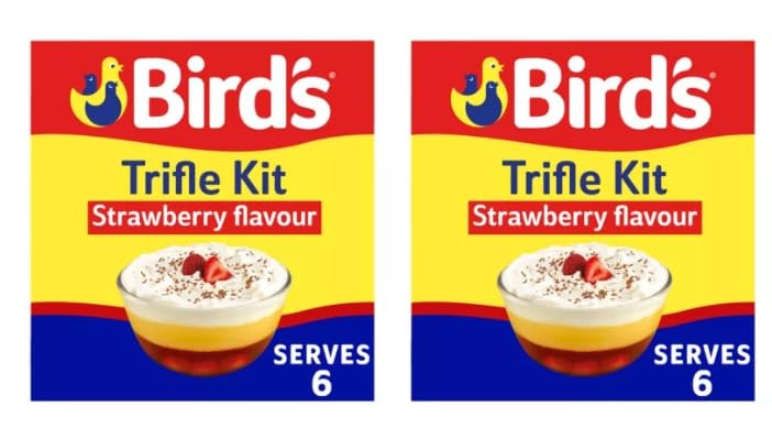 Bird's Trifle Kit, Strawberry Flavour - Pack of 2