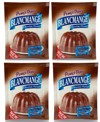 Pearce Duffs Blancmange Chocolate Flavour, Dessert Mix - (Pack of 4)