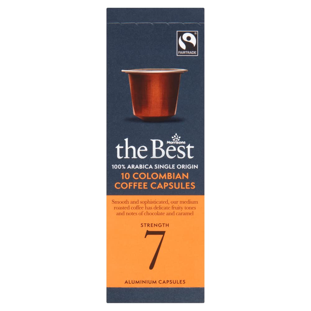Morrisons The Best Fairtrade Colombian Pods 54g