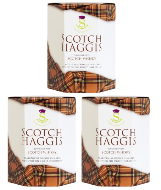 STAHLY Scotch Haggis with Scotch Whisky 410g - Pack of 3