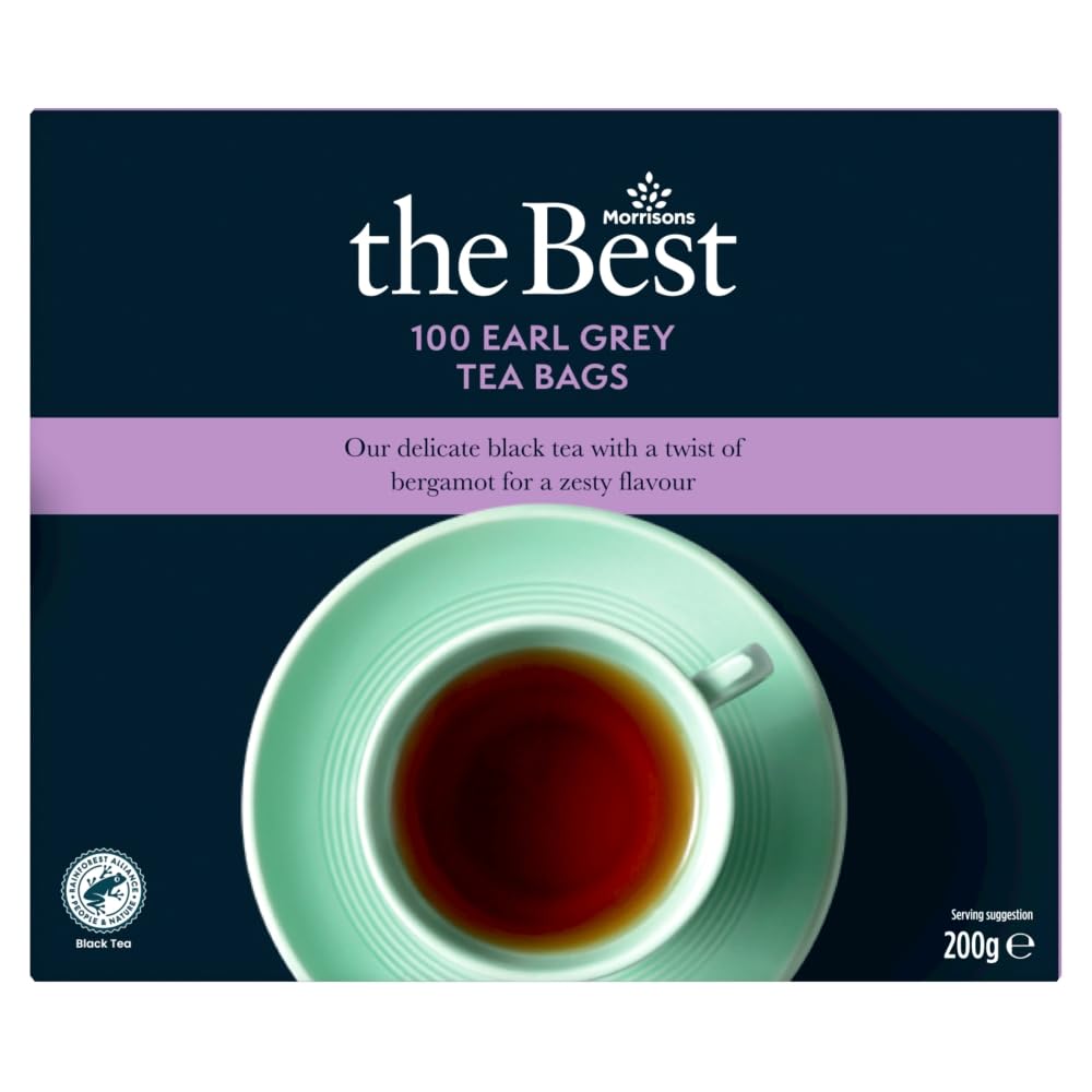Morrisons The Best 100 Earl Grey Tea Bags 200g