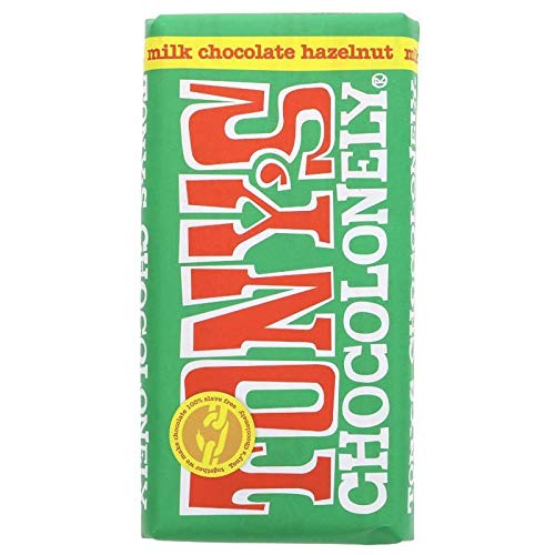 TONY's CHOCOLONELY | Milk Chocolate Hazelnut | 12 x 180g (UK)