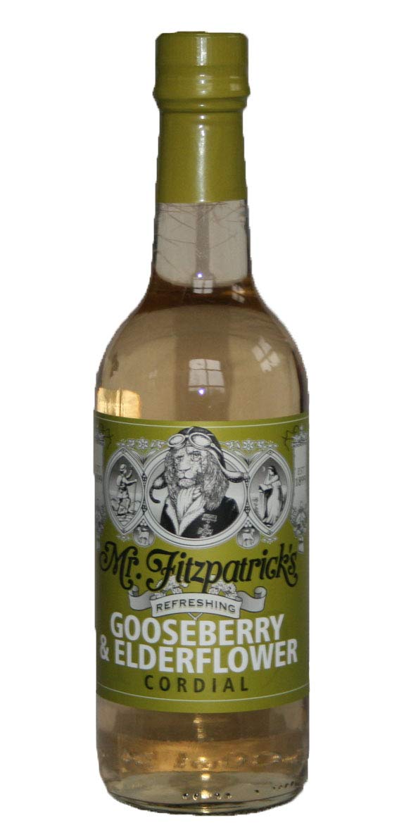 Mr Fitzpatricks Gooseberry and Elderflower Cordial, 500 g