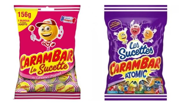 CaramBar La Sucette au Caramel Original and Atomic Lollipops, Assorted Flavours, 156g