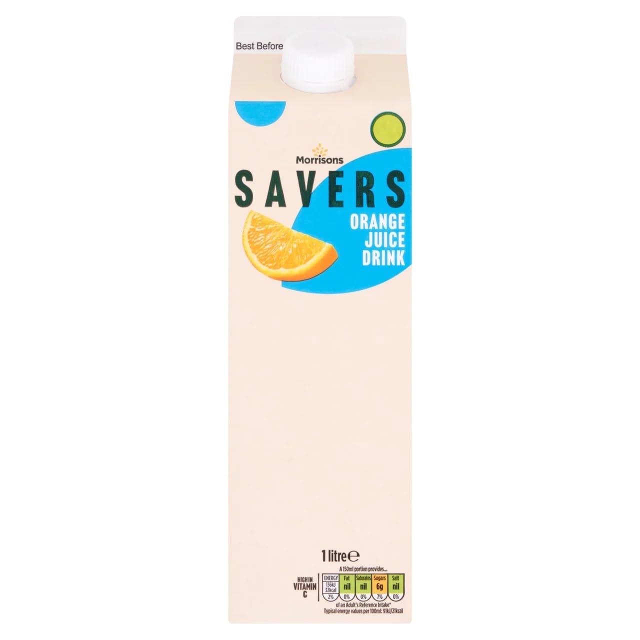 Morrisons Savers Orange Juice Drink, 1L