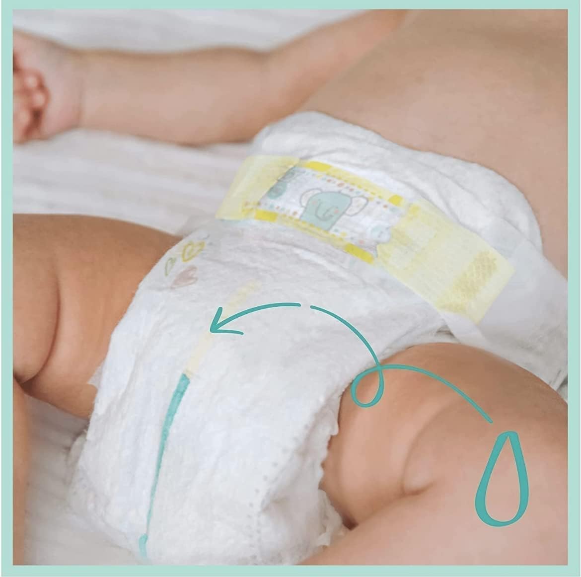 PAMPERS BABY-DRY SIZE 3 143 Nappies (6-10 kg)