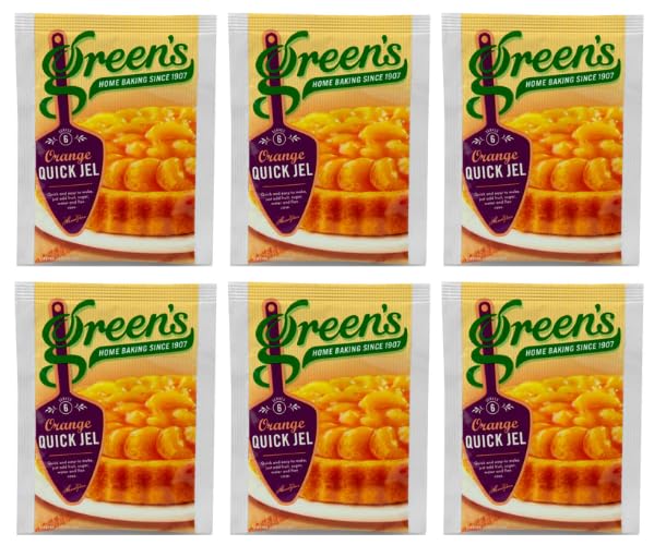 Green's Orange Quick Jel, Home Baking Since 1902 - (Pack of 6)