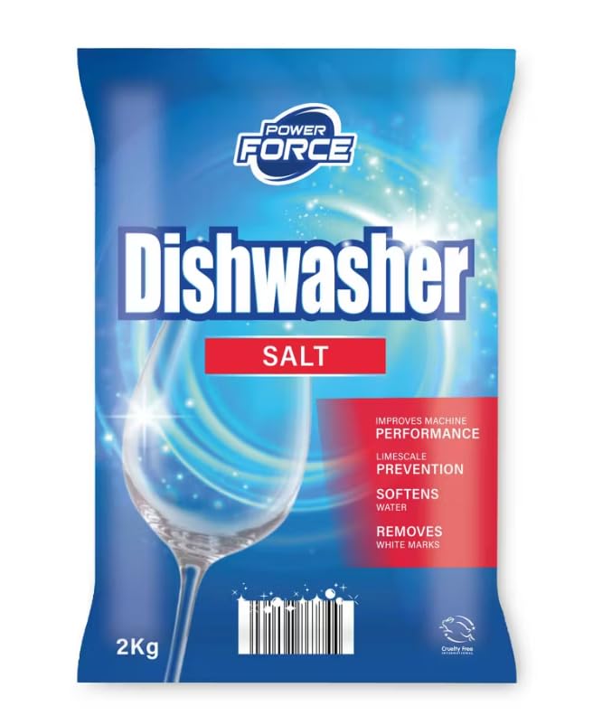 Power Force Dishwasher Salt 2kg (Pack of 2)