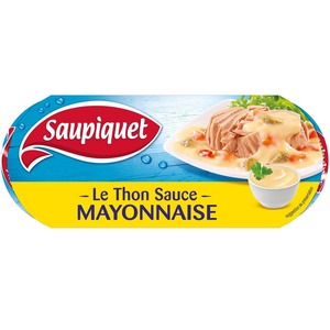 Saupiquet French Tinned Tuna Salad with Mayonnaise 135g