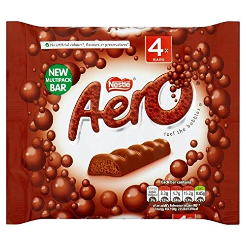 Aero Milk Bubbly Bar Multipack 4 x 27g