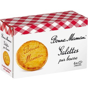 Bonne Maman Fresh Butter Galettes  Biscuits (6x2) 170g