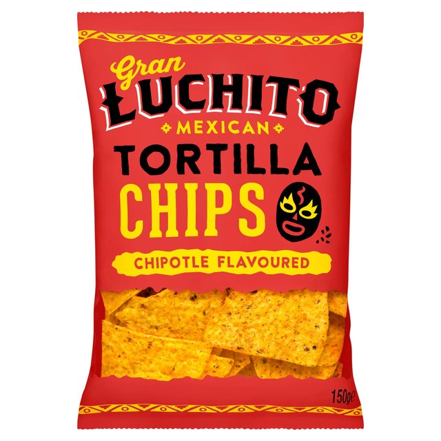 GRAN LUCHITO Tortilla Chips - Chipotle Flavoured 150g