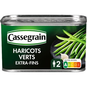 Cassegrain French Beans Extra Fine Tin 400g (220g drained)