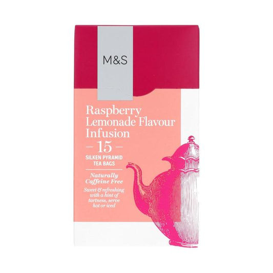 Marks & Spencer Raspberry Lemonade Infusion Teabags 15 Bags