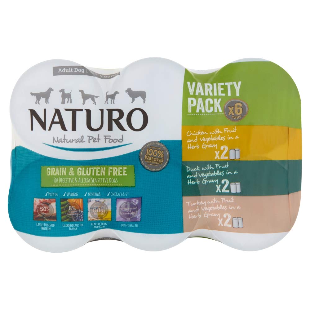 Naturo ADULT DOG GRAIN 6X390G