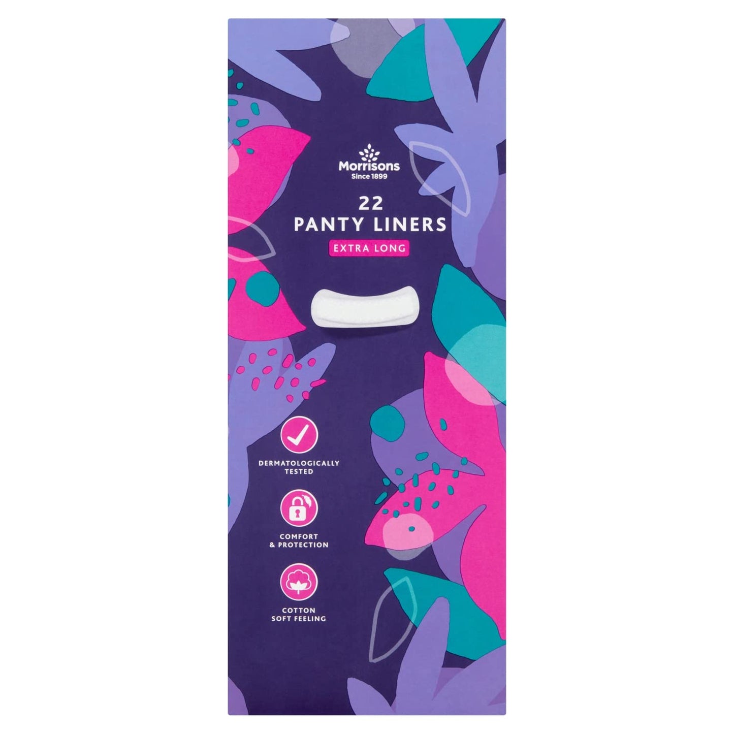 Morrisons Panty Liners Extra Long 22 pack