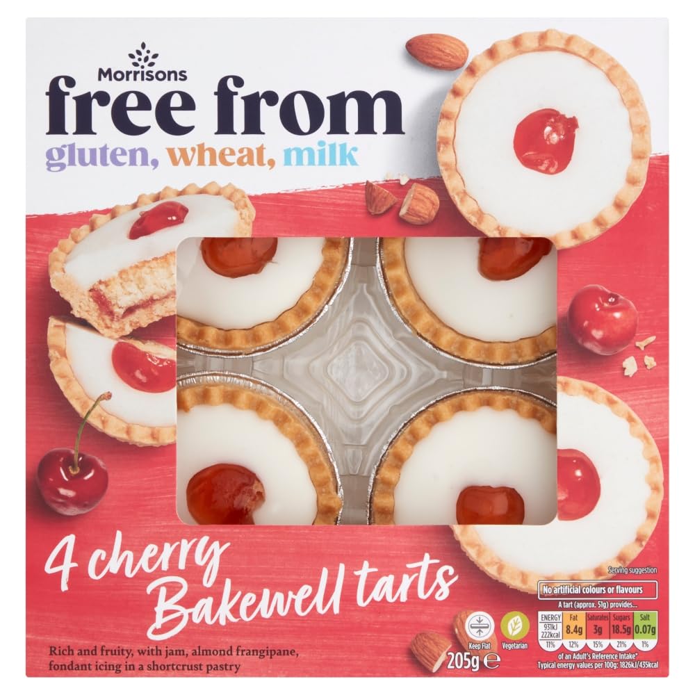 Morrisons Free From Bakewell Tart, 195 g