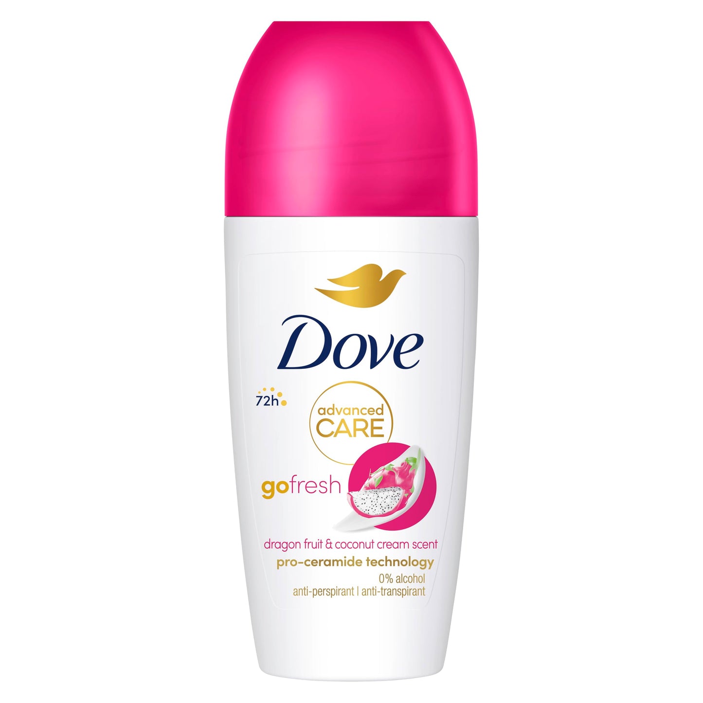 Dove Advanced Care Dragonfruit and Coconut Cream Roll On Deodorant 50ml