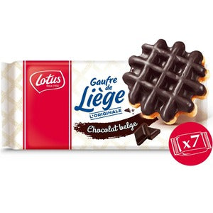 Lotus Gaufres de Liège Au Chocolat (x7) 363g