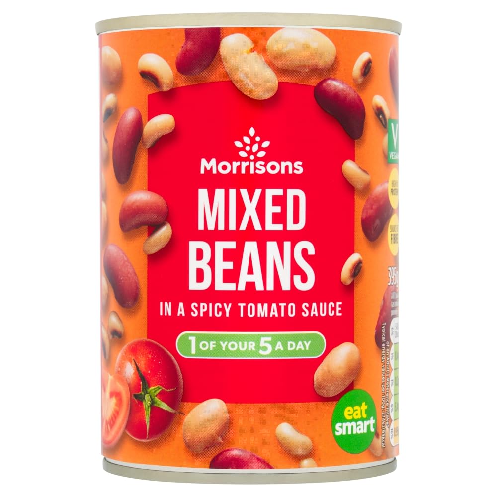 Morrisons Mixed Beans in Spicy Tomato Sauce 400g