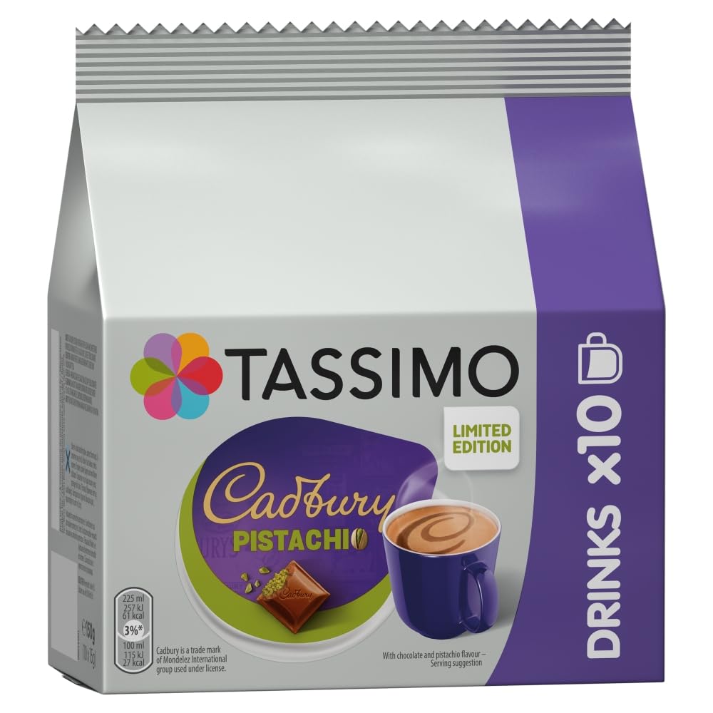 Tassimo Cadbury Pistachio 10 Pods 160g