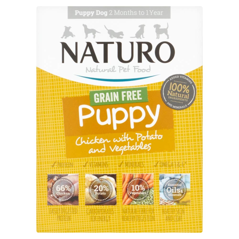 Naturo Puppy Grain Free Chicken with Potato and Vegetables, 150g