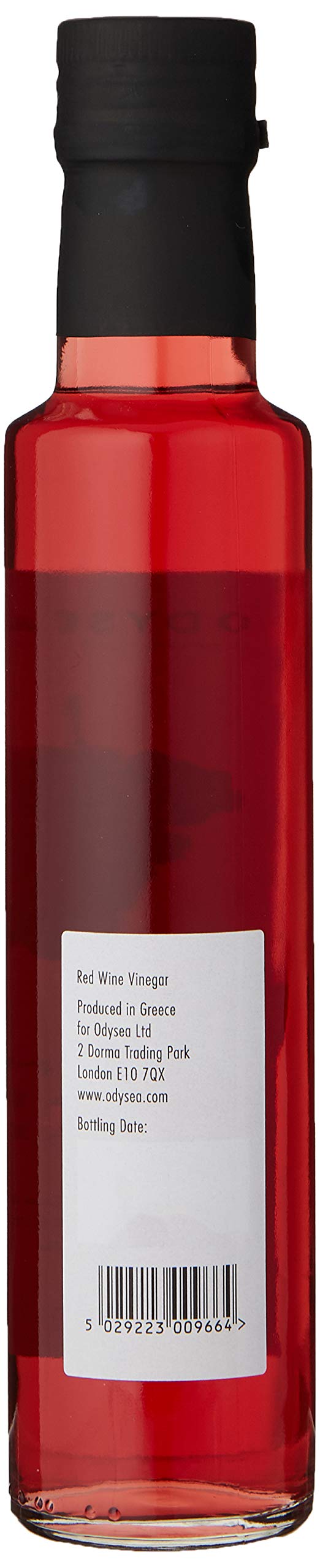 Odysea Red Wine Vinegar of Kalamata, Glass Jar, 250 ml