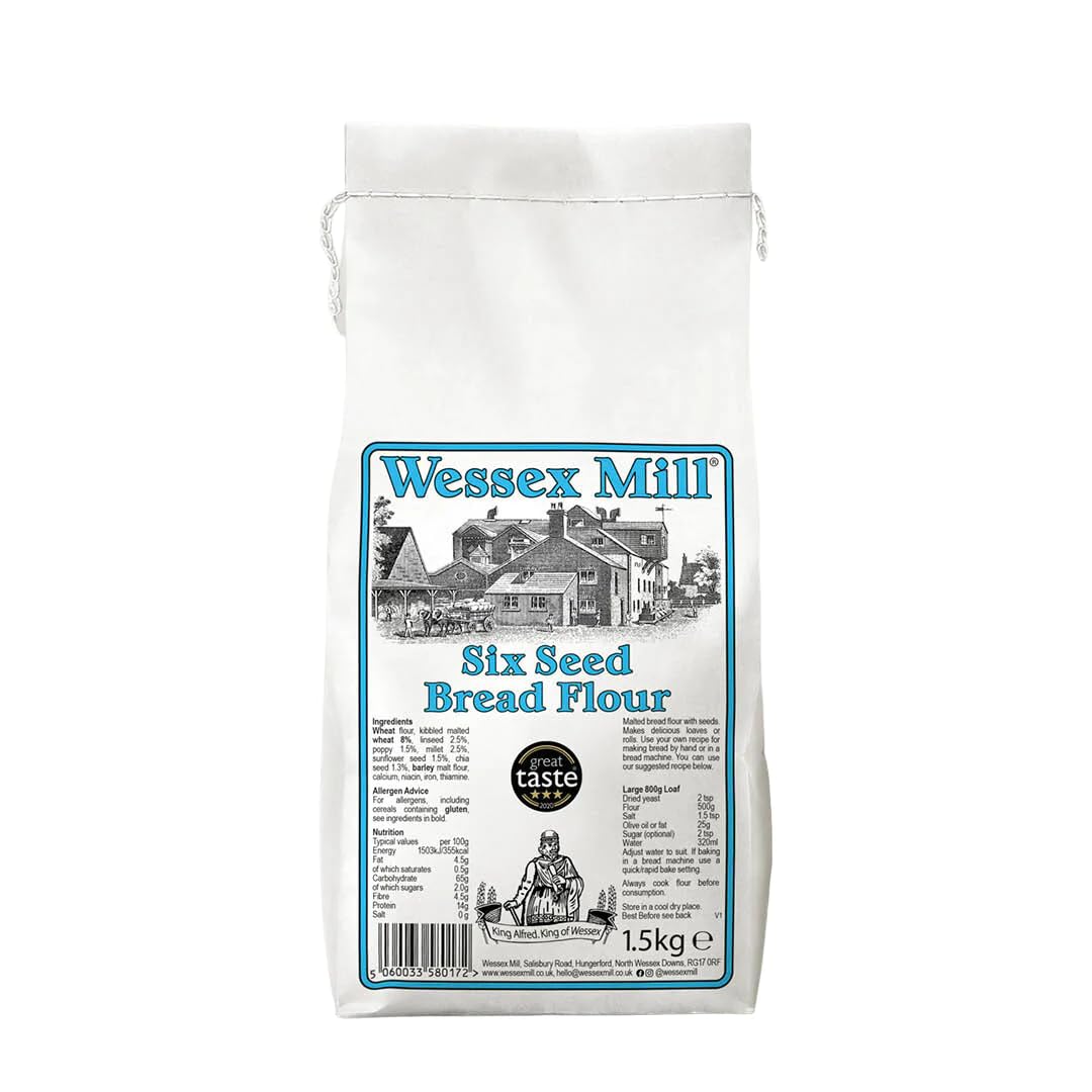Wessex Mill Flour Six Seed Bread Flour , 1.5 kg