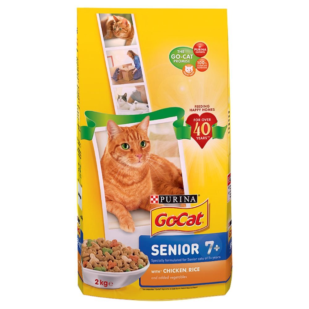 Go-Cat Complete Senior with Chicken, Rice & Vegetables (2Kg)