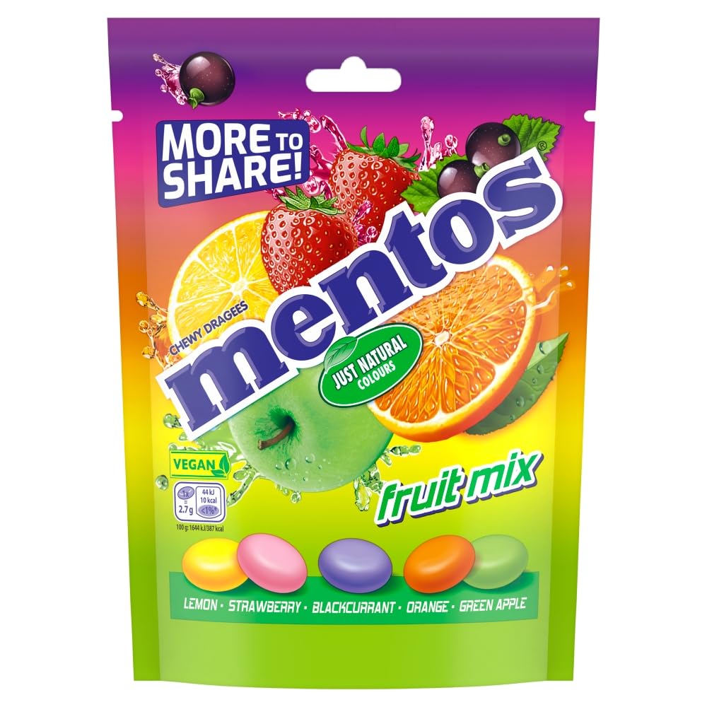 Mentos Fruit Bag 160g