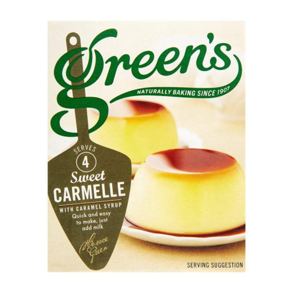 Traditional British Desserts – Birds Trifle Kit, Birds Dream Topping and Green’s Sweet Carmelle – Traditional British Food – Dessert Kit - Suitable for Vegetarians - Dinner Party Kit