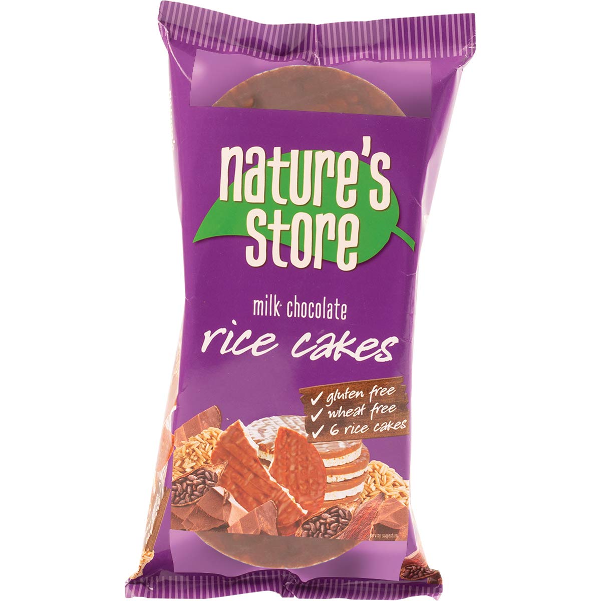 Nature's Store Milk Chocolate Rice Cakes, 100 g