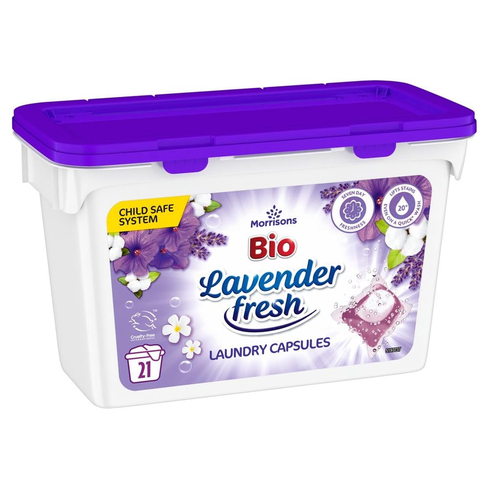 Morrisons Lavender Fresh Laundry Pods 21pk