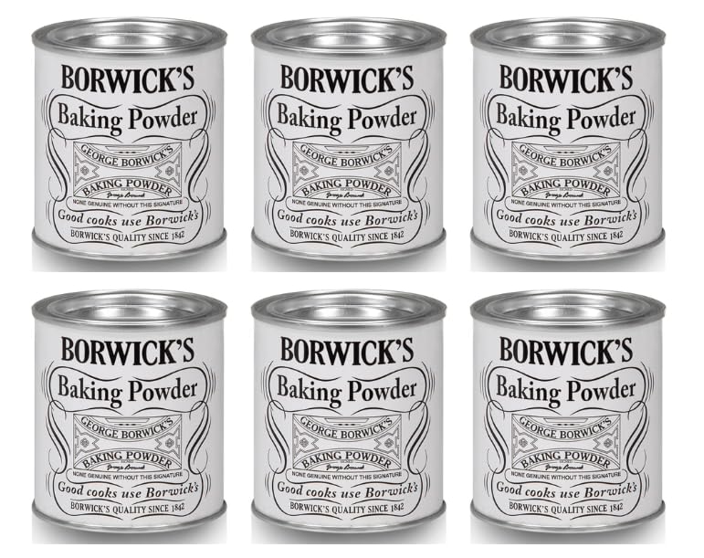 Borwick's Baking Powder, 180g - (Pack of 6)