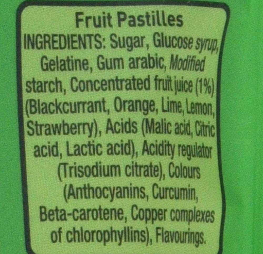 Rowntrees Fruit Pastilles Pouch Bag 143G