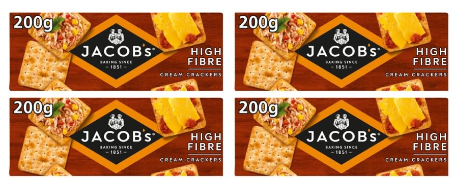 Jacob's High Fibre Cream Crackers