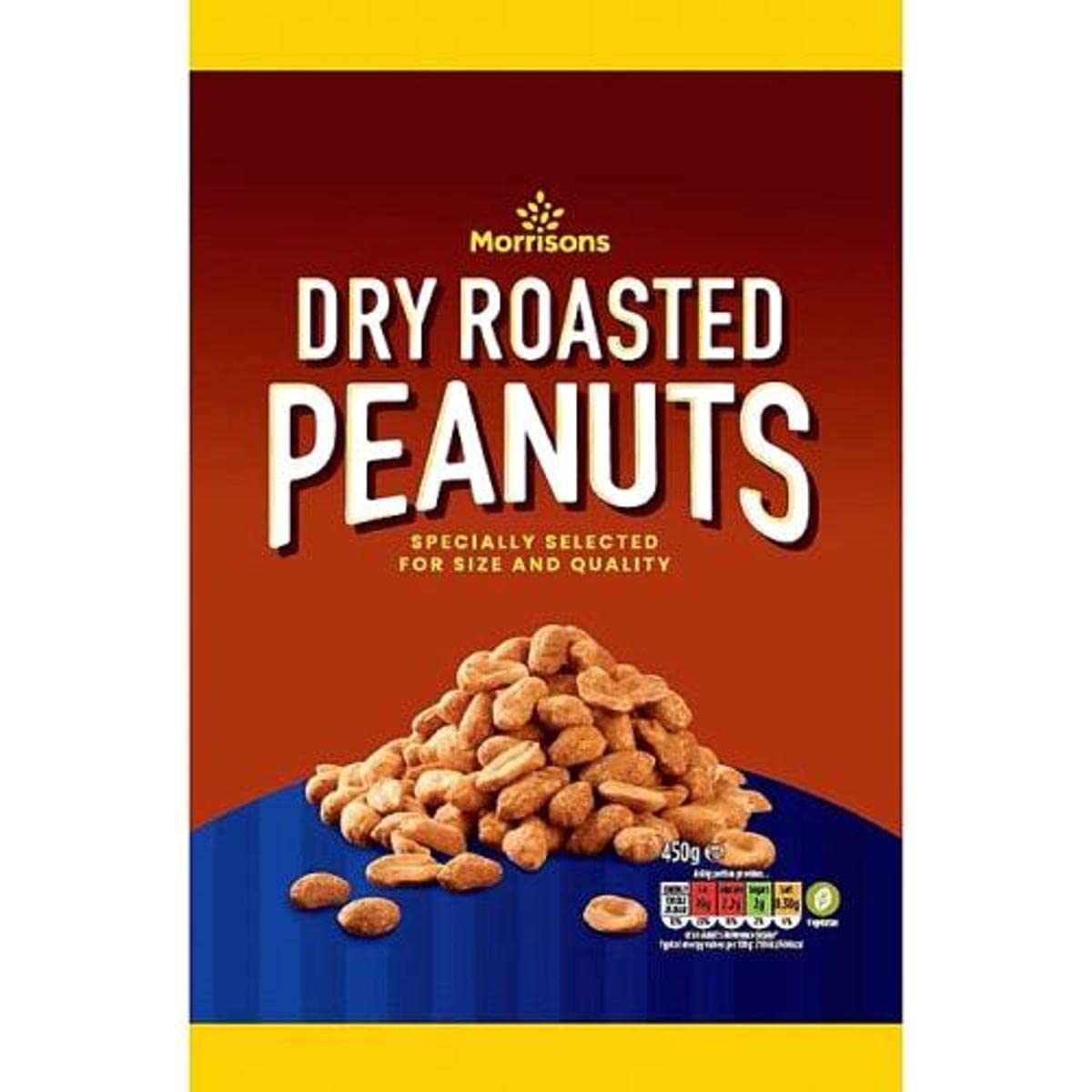 M DRY ROASTED PEANUTS 450G