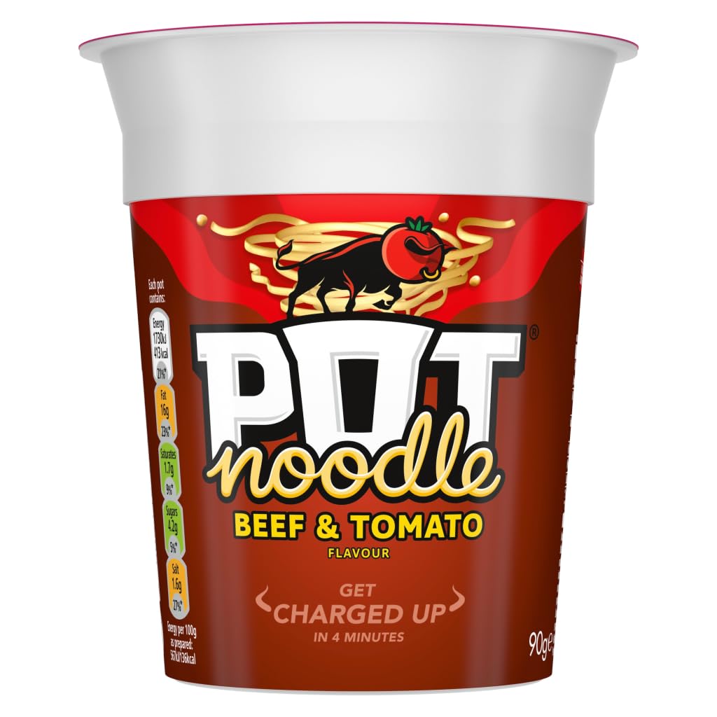 Pot Noodle Beef & Tomato Flavour, 90g