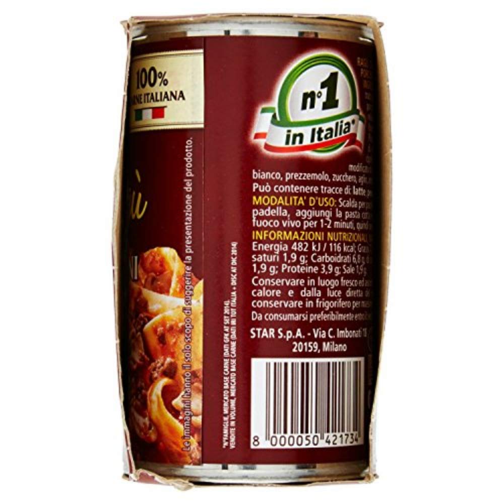 Star Gran Ragù Ragu' Sauce with Porcini Mushroom 180gr x 2