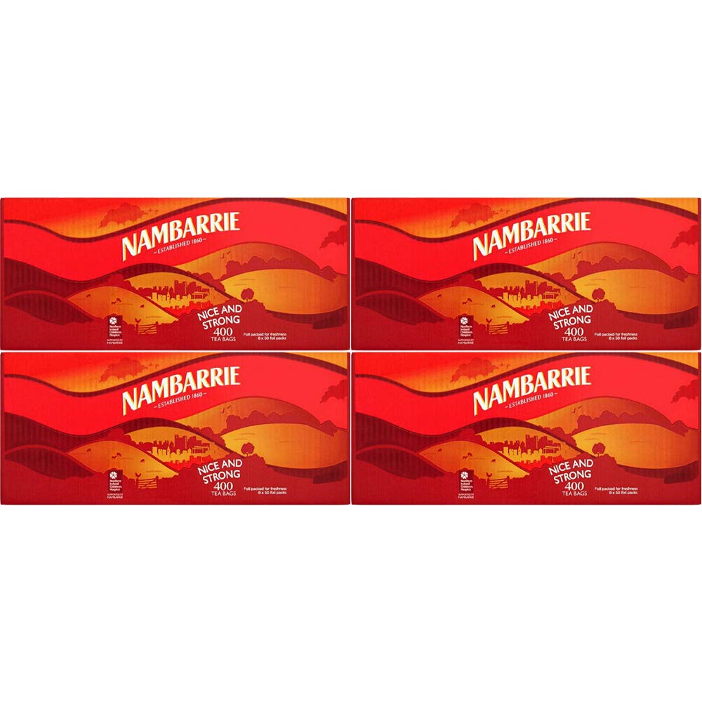 Nambarrie Tea Unique Indian & African Strong & Rich Blend 400's (4 x 400 Tea Bags)