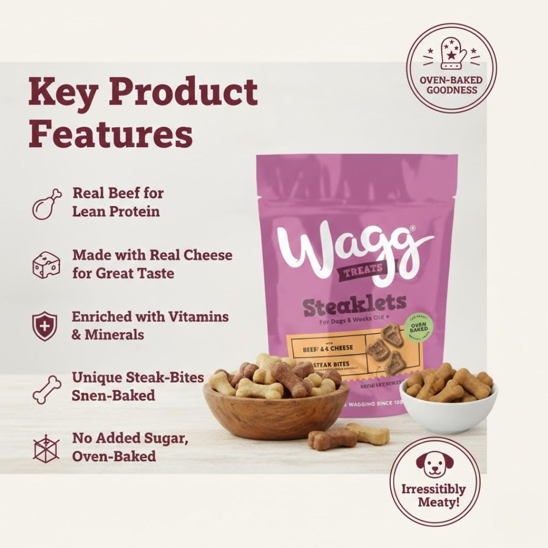 Wagg Treats Steaklets 125g