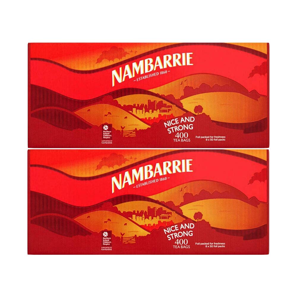 Nambarrie Tea Unique Indian & African Strong & Rich Blend 400's (2 x 400 Tea Bags)