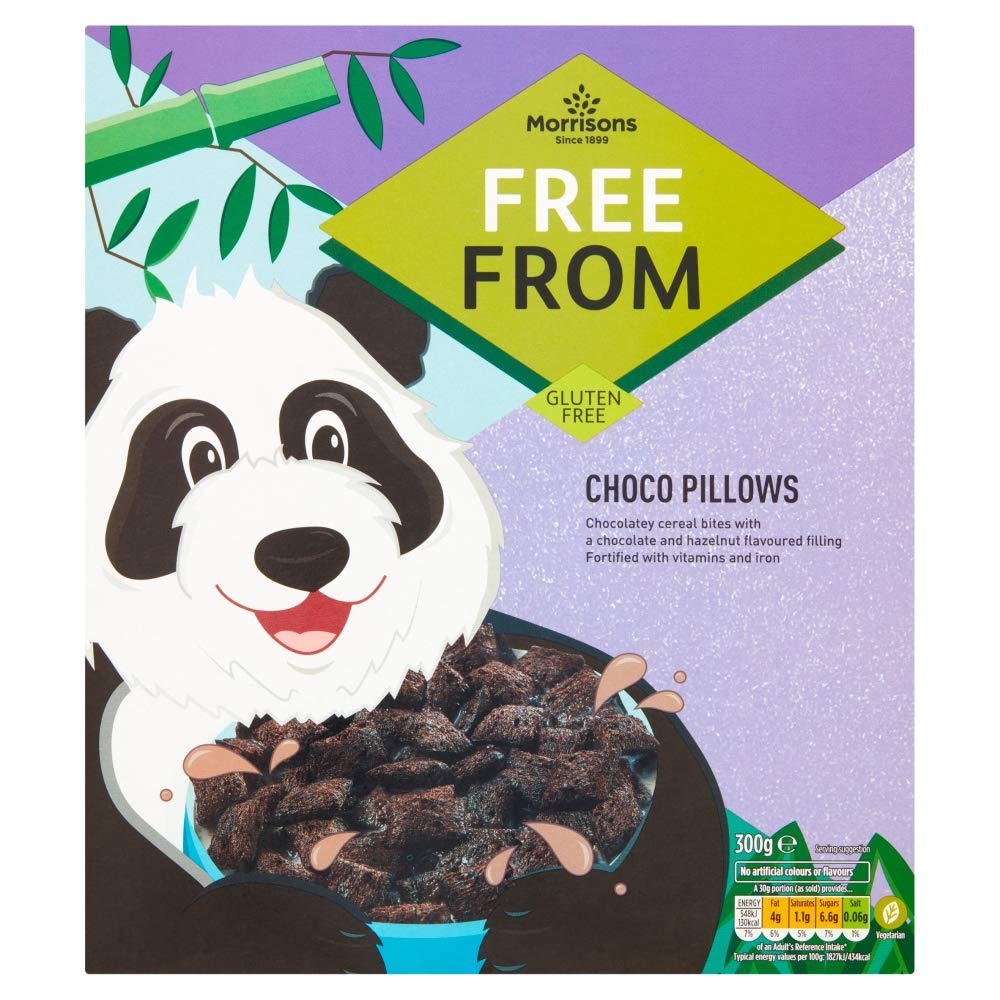 Morrisons Free From Choco Pillows, 300G