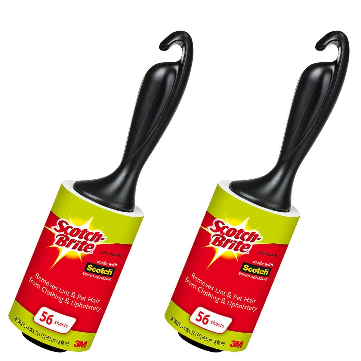 NEW 2 x Scotch Brite Lint Roller Hair Remover